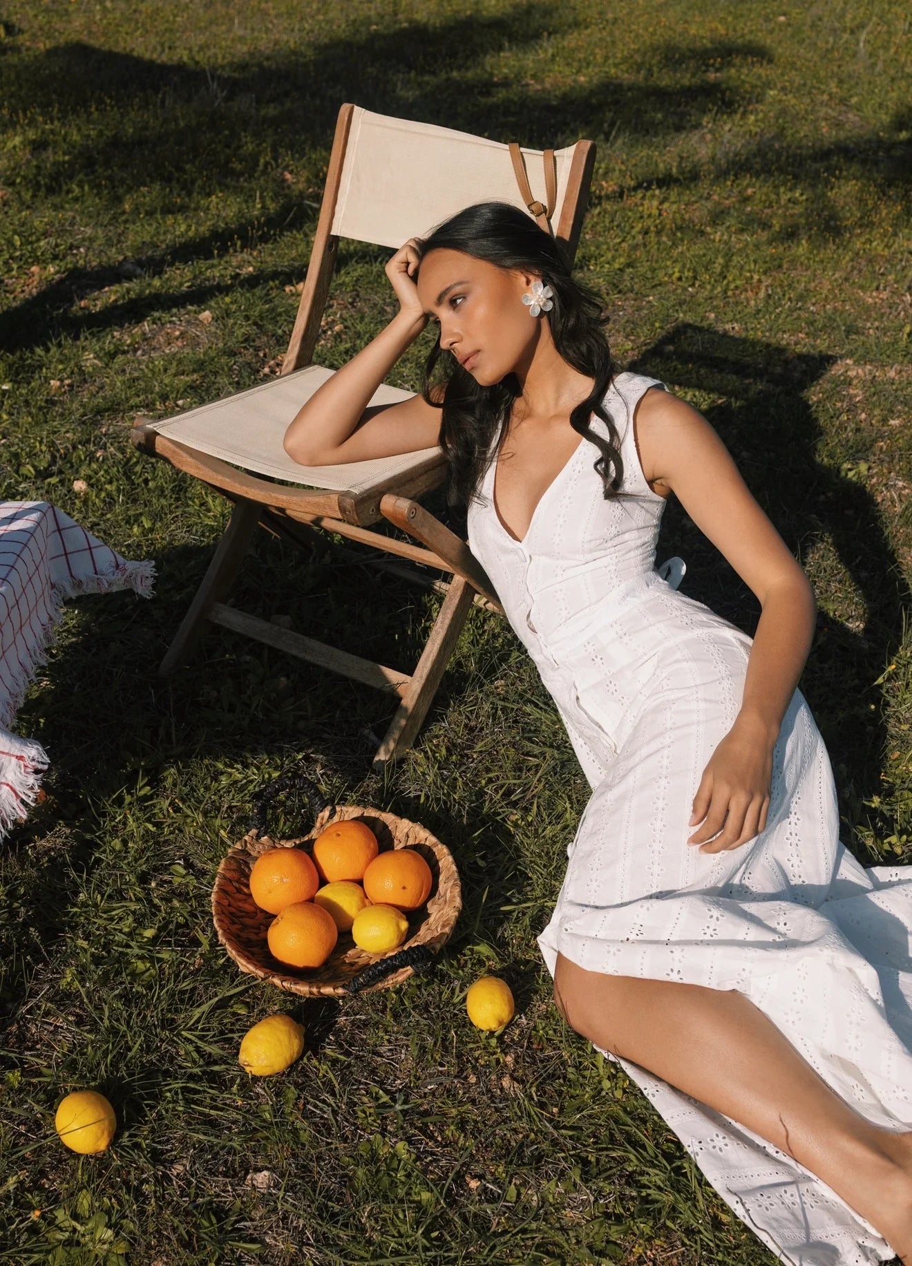 Opaline Button Dress