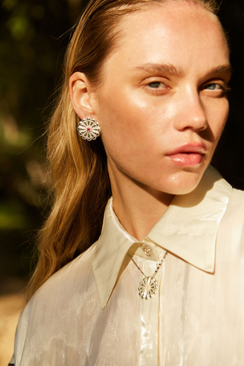 Helena Earrings - Silver