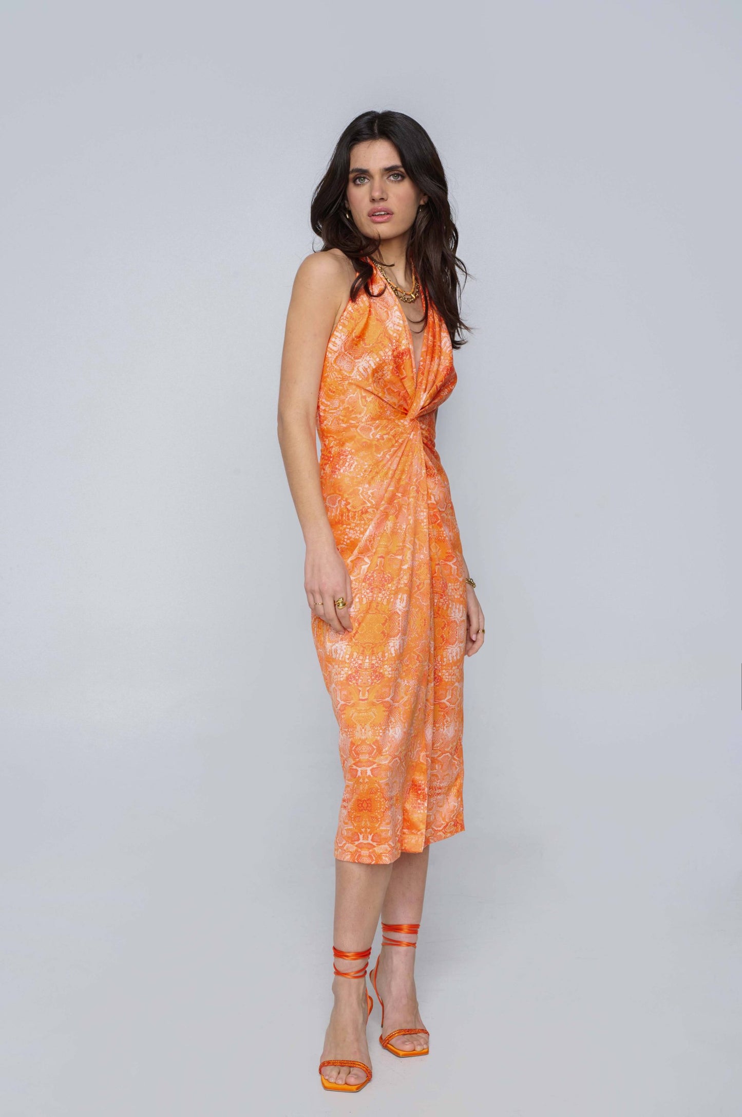 Tequila Sunrise Midi Dress