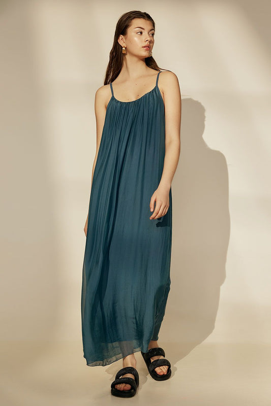 Dione Dress | Blue Indigo