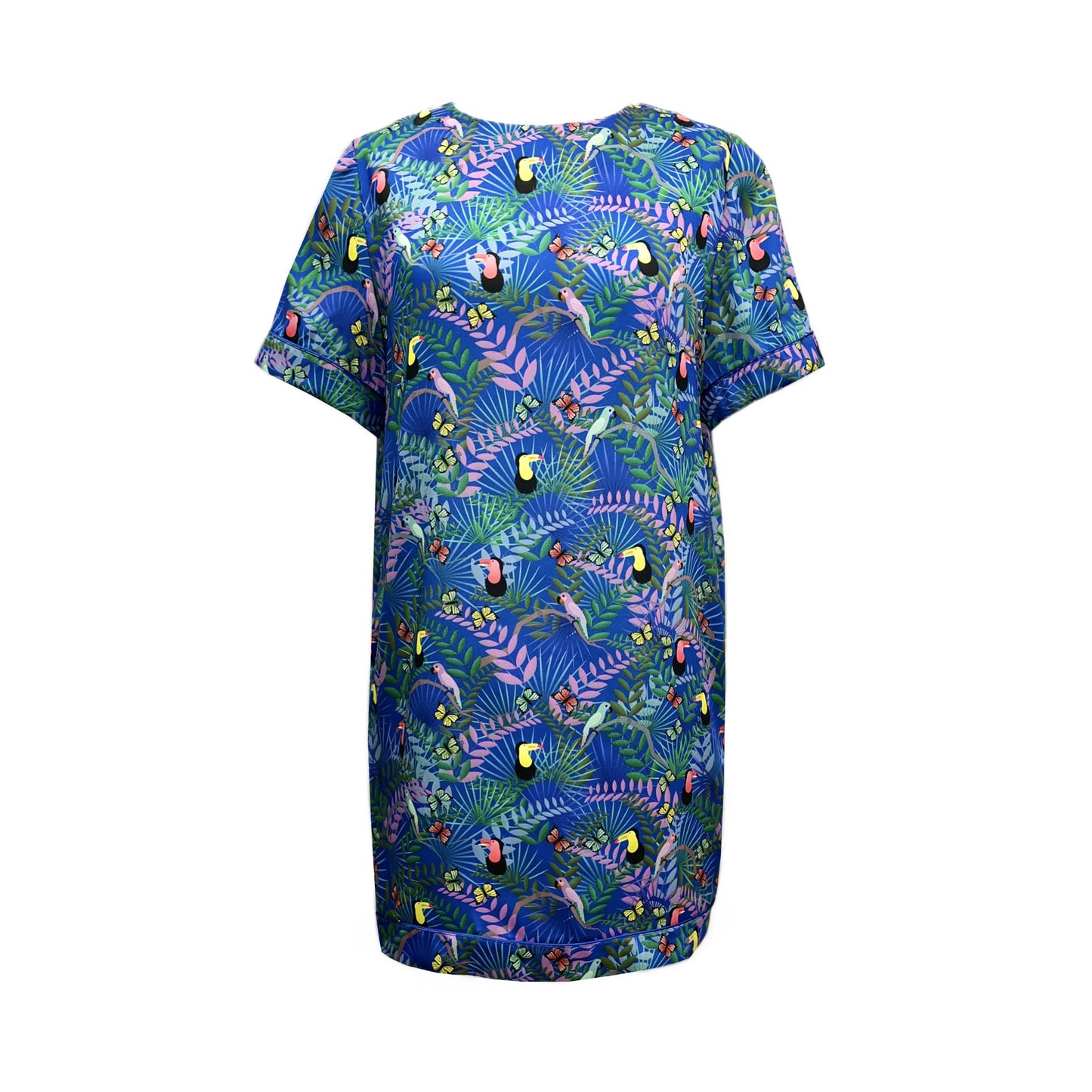 Sheila Dress - Fauna Blue