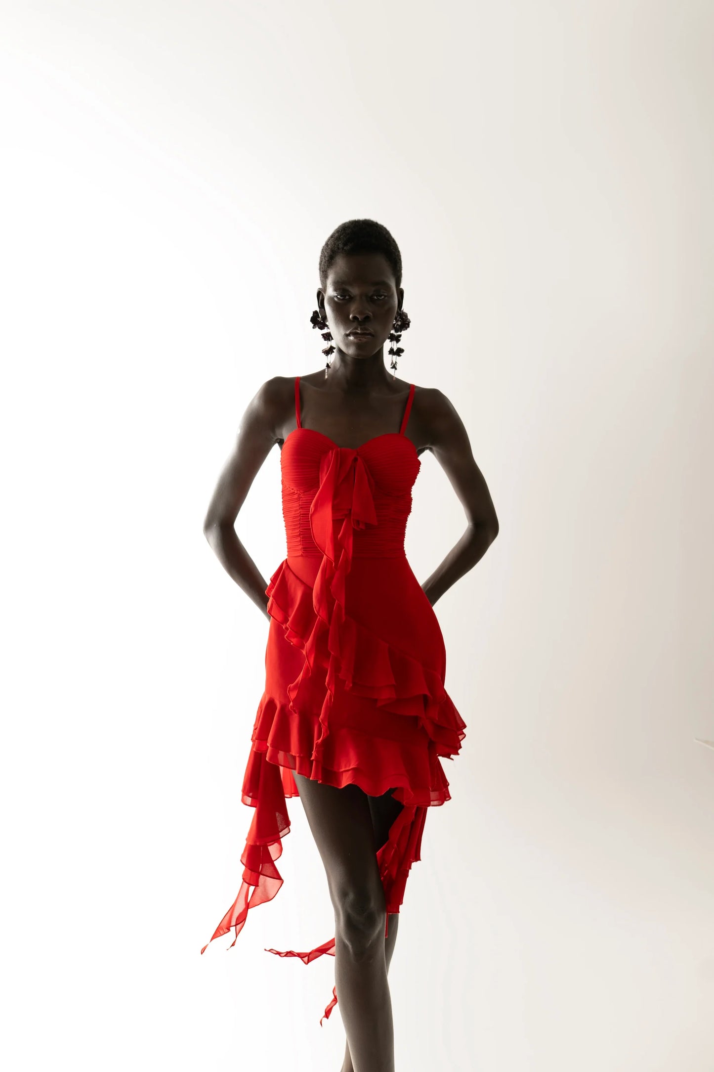 Nara Mini Dress - Red