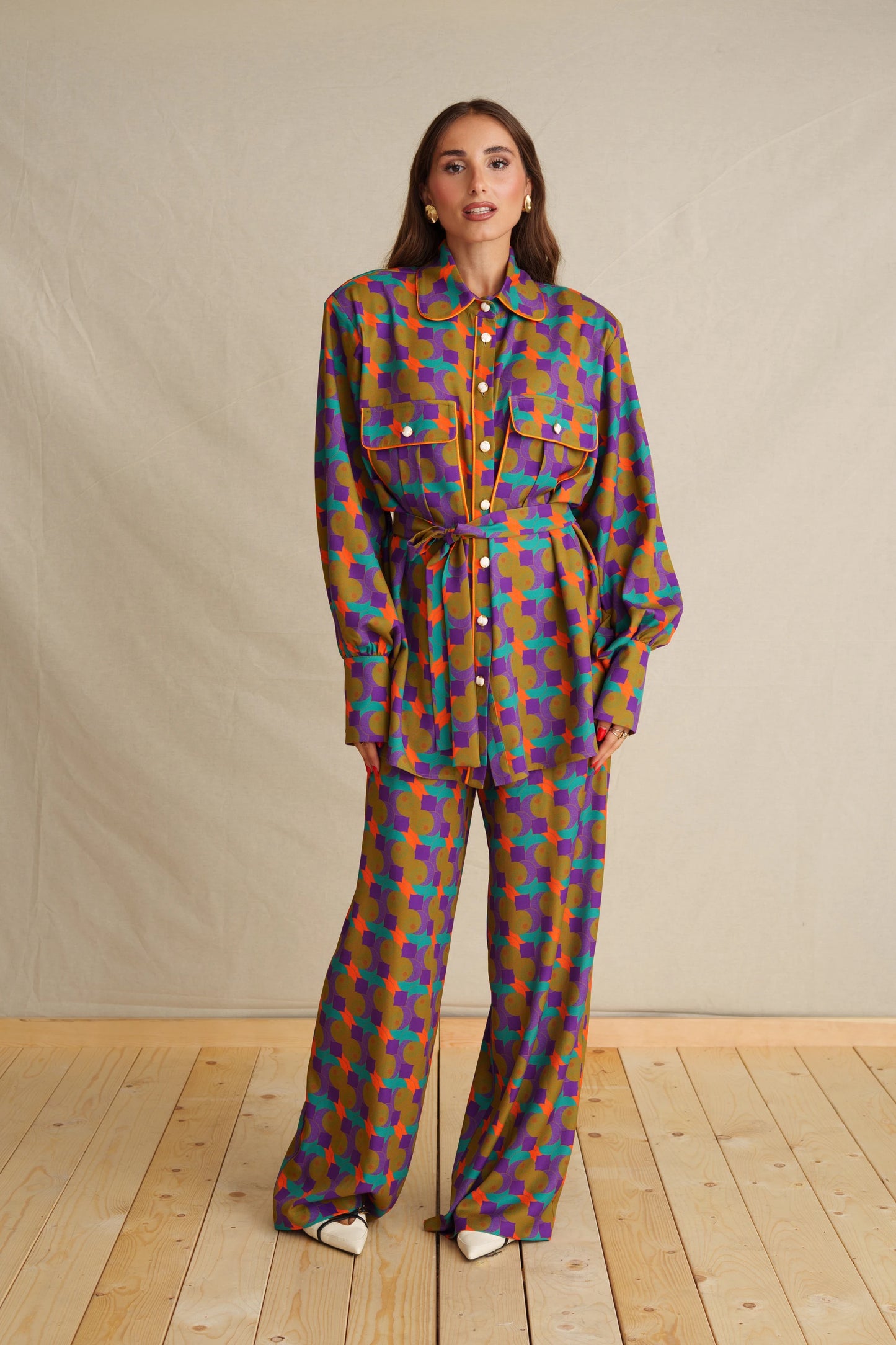 Color Bomb Safari Shirt