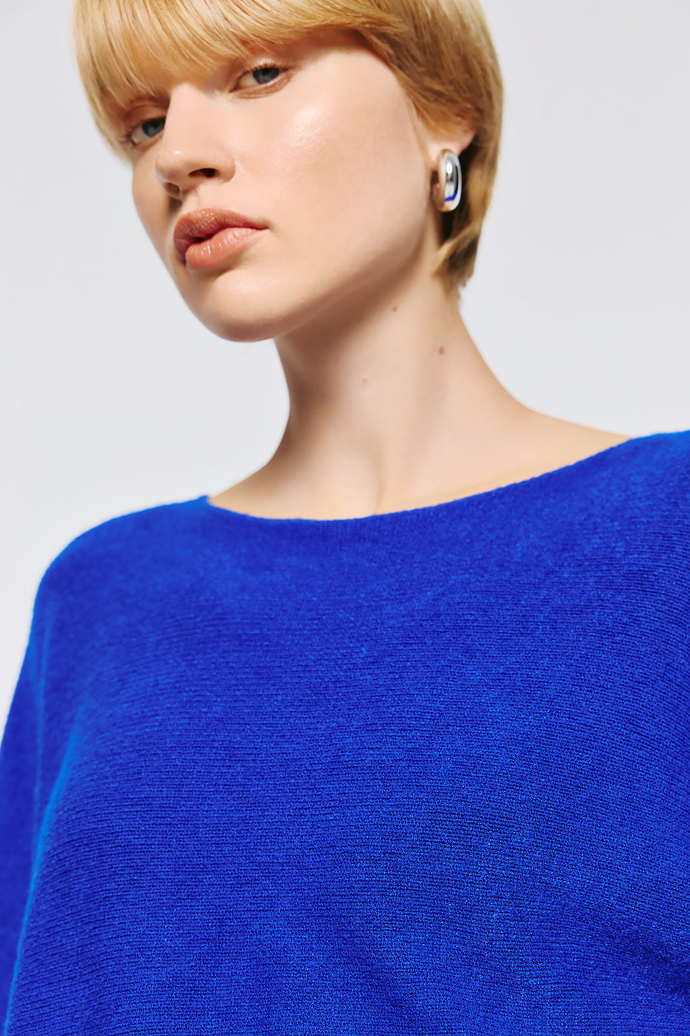 Soft Knitwear 3/4 Sleeve | Royal Blue