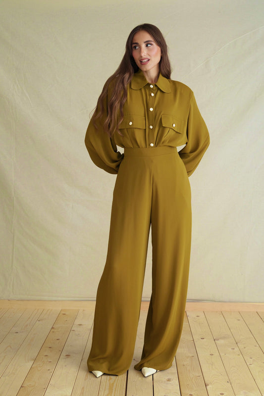 Olive Classic Pants