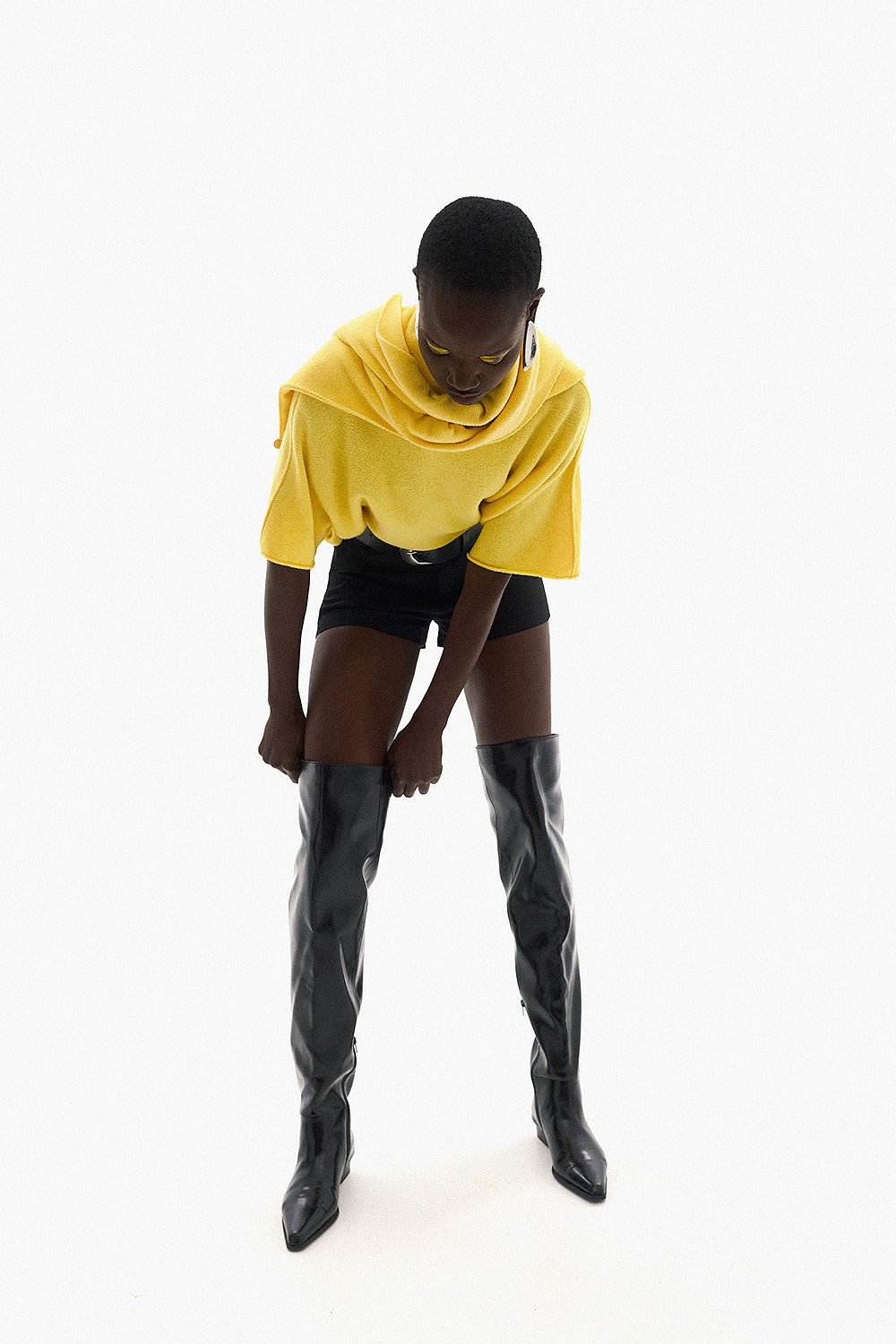 Soft Knitwear 3/4 Sleeve | Yellow
