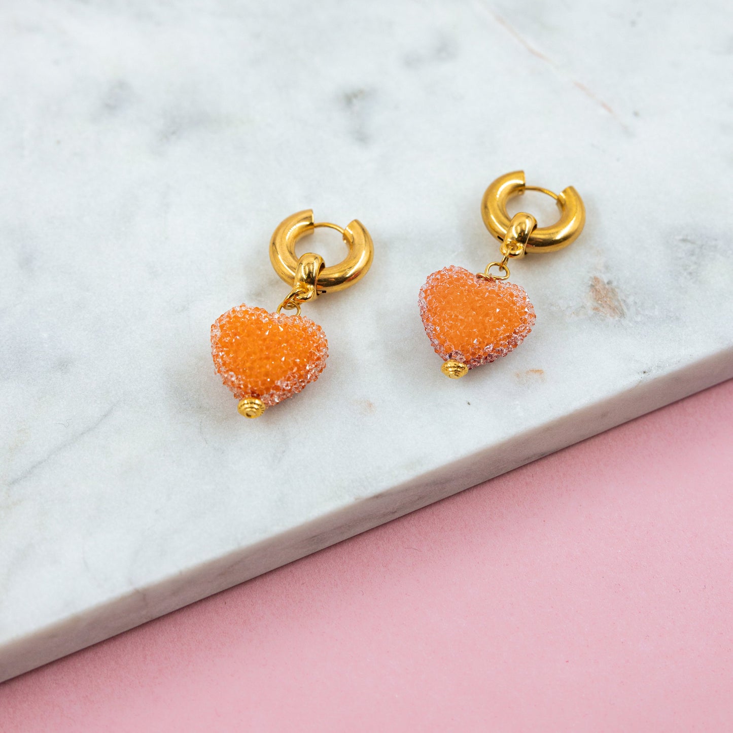 Zucchero Orange Earrings