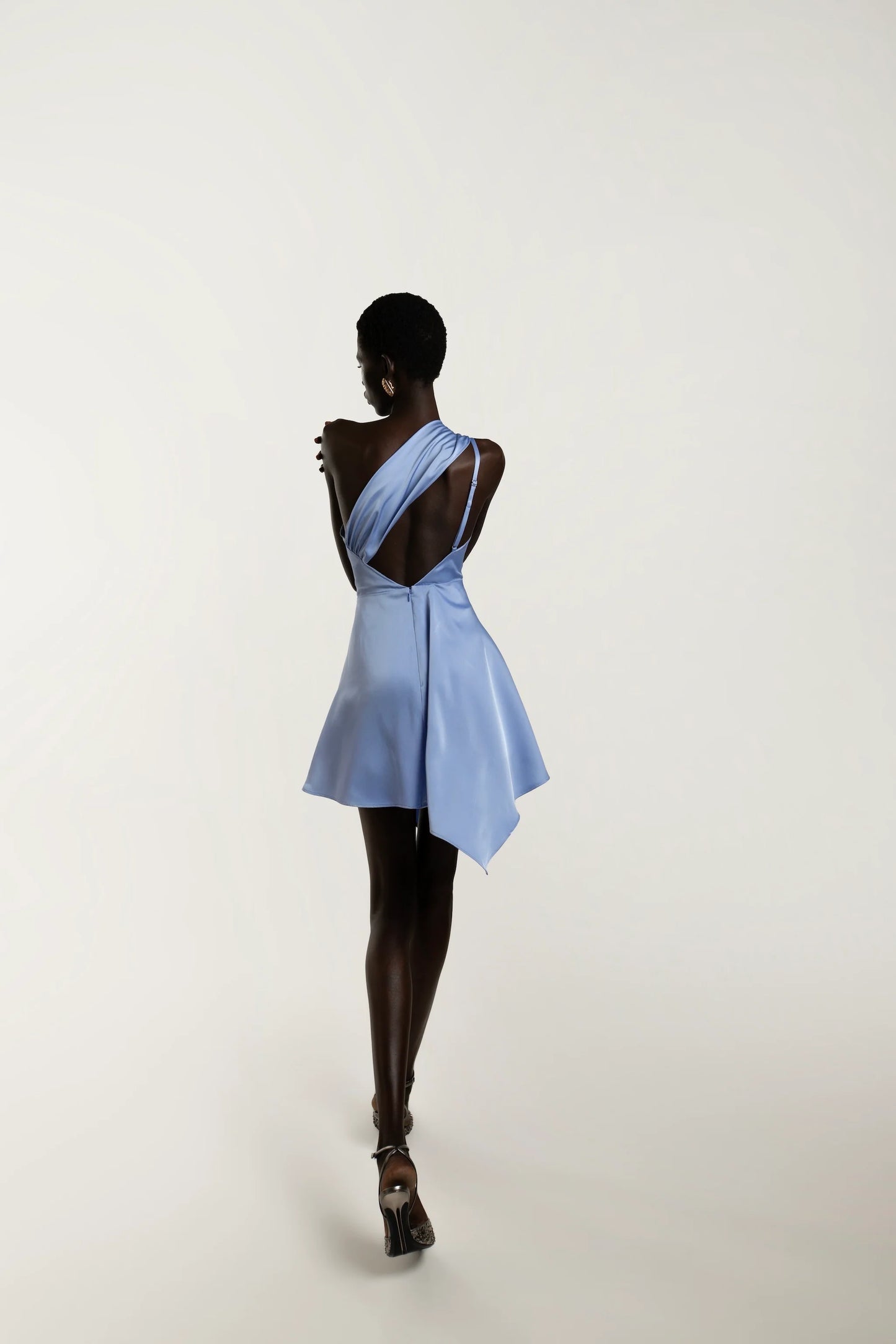 Lina Mini Dress - Light Blue