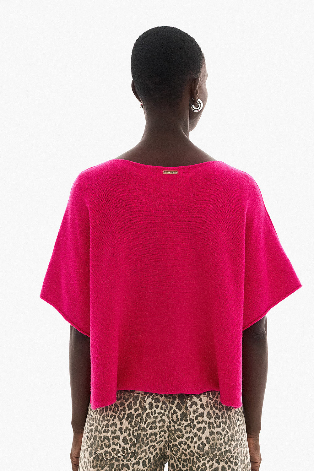 Soft Knitwear 3/4 Sleeve | Fuchsia
