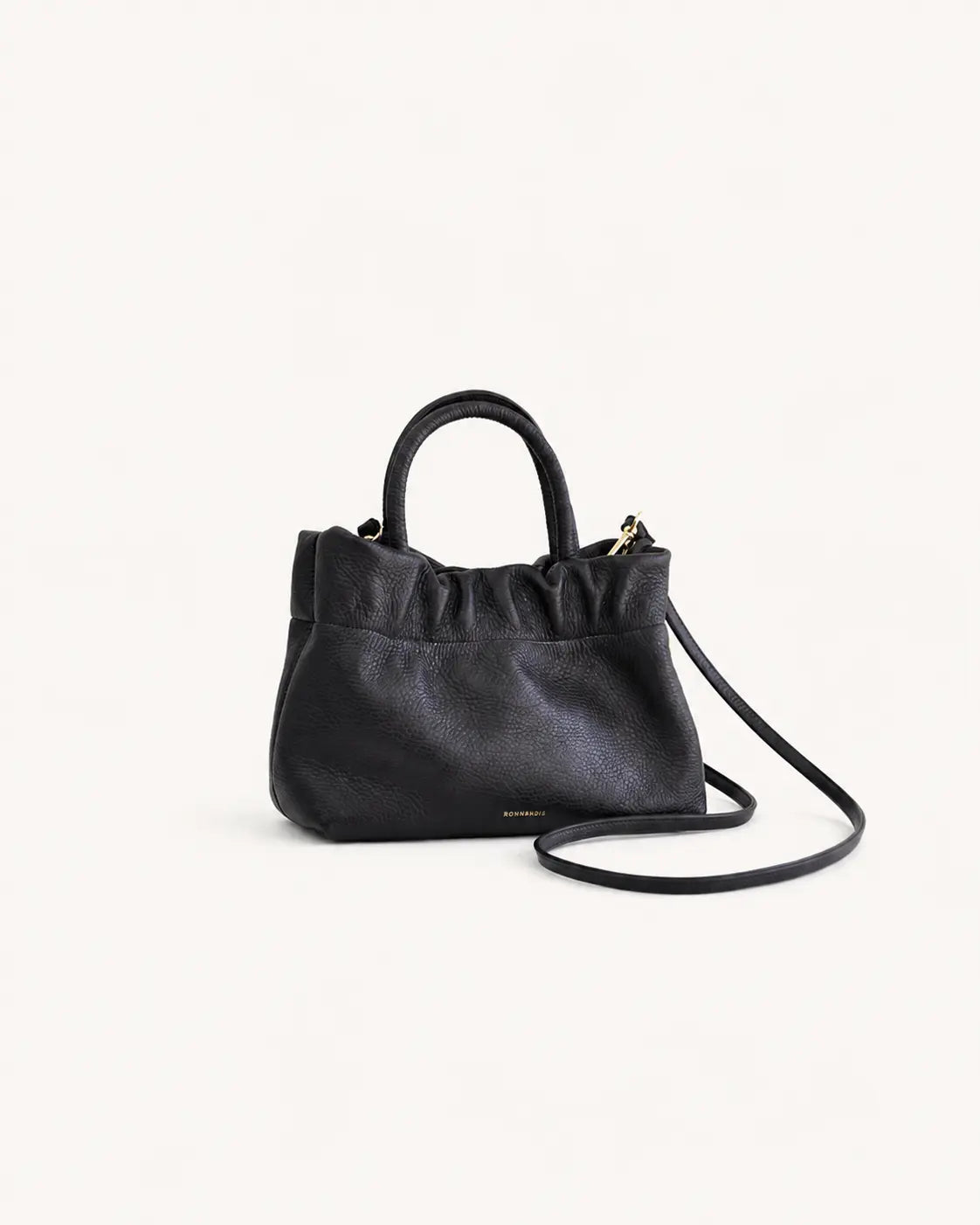 Nefeli Mini Leather Bag - Black