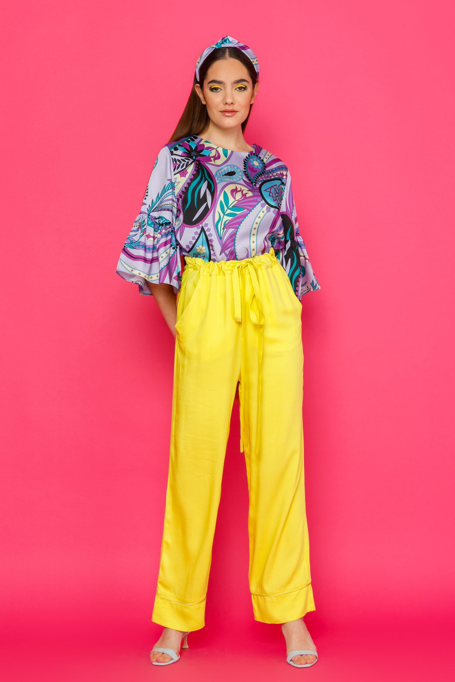 Layla Trouser - Yellow