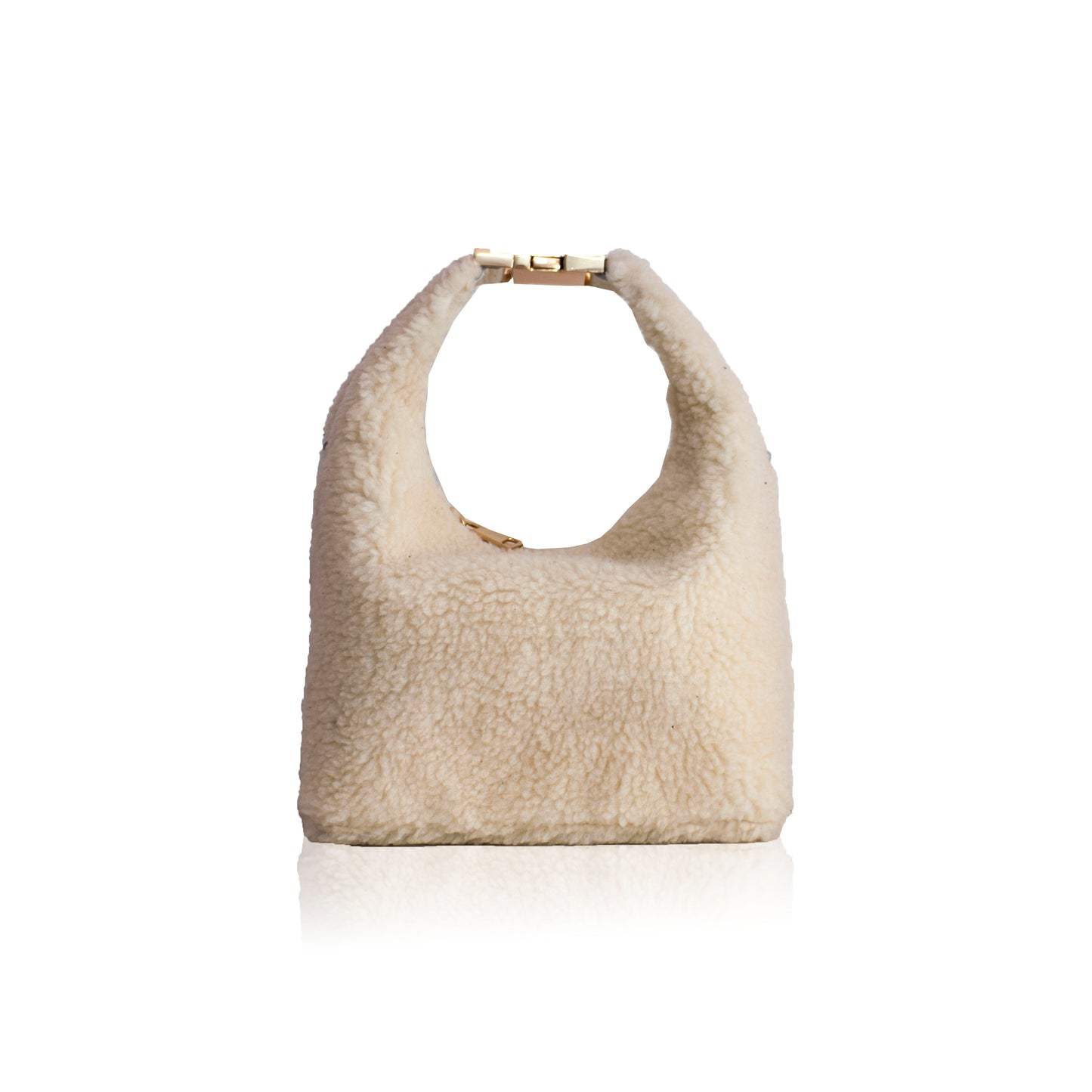 Maggie Teddy Handbag - Cream