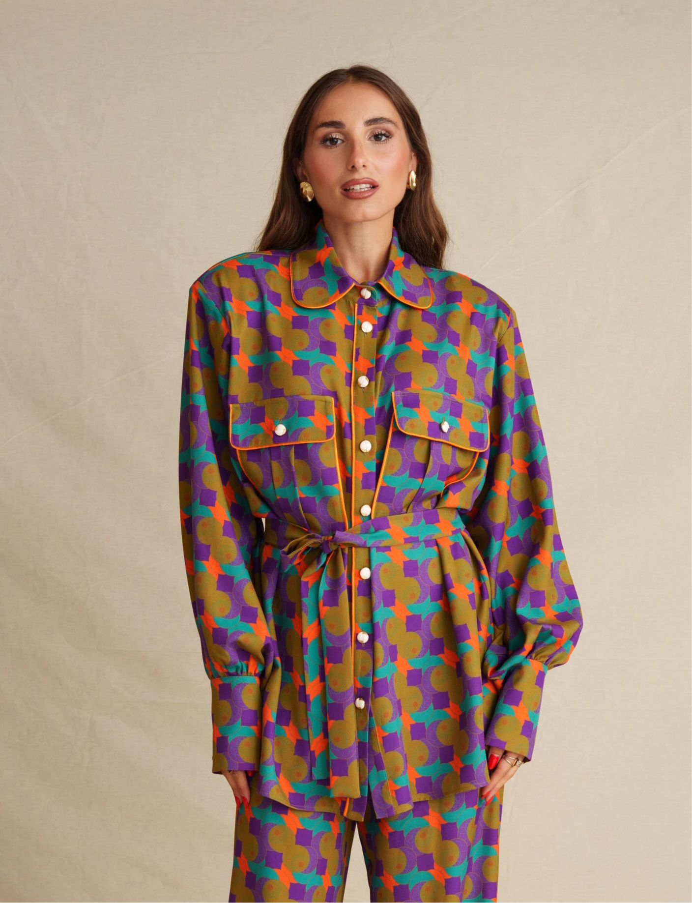Color Bomb Safari Shirt