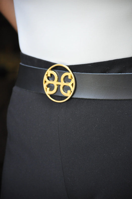 Monogram Leather Belt