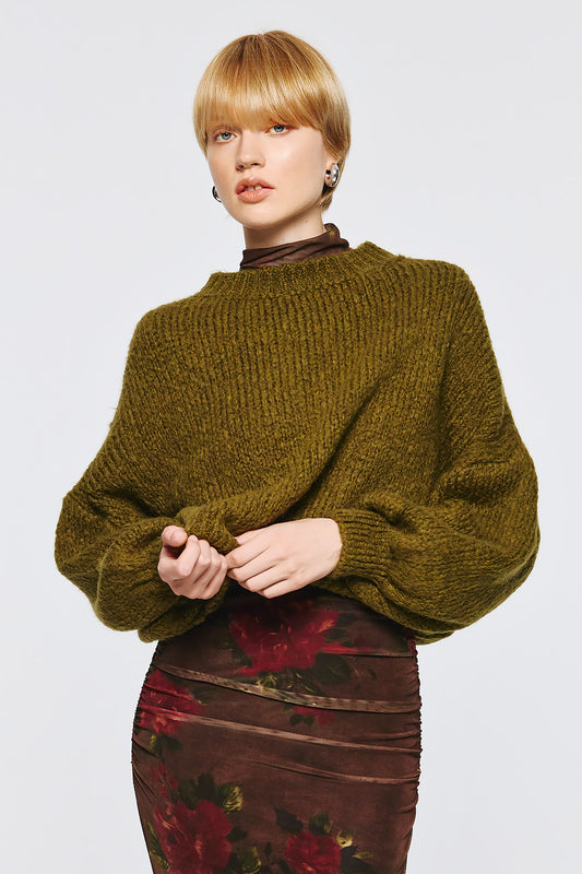 Long Sleeve Pullover - Chaki