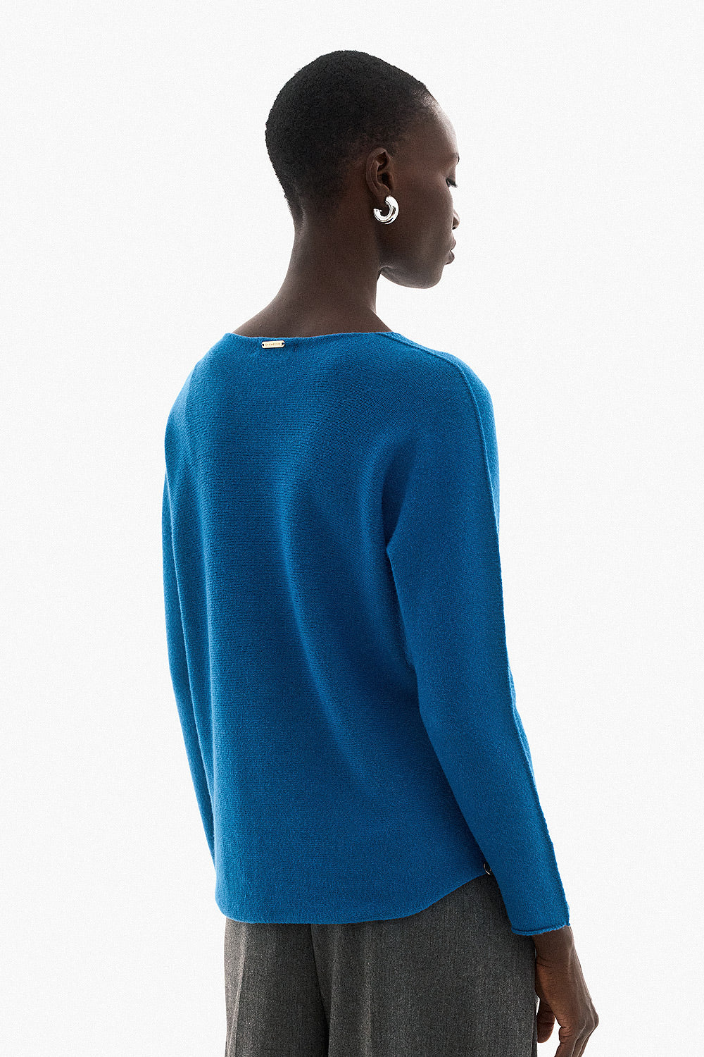Soft Knitwear V-Neck | Petrol