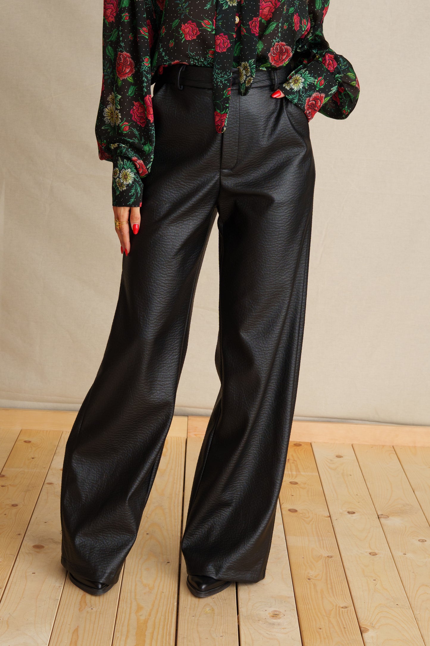 Midnight Leather Pants