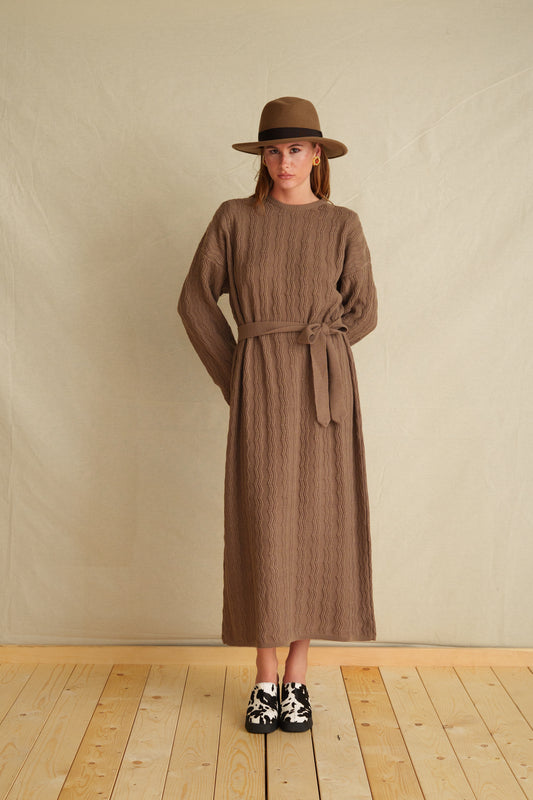 Copper Moon Knit Dress