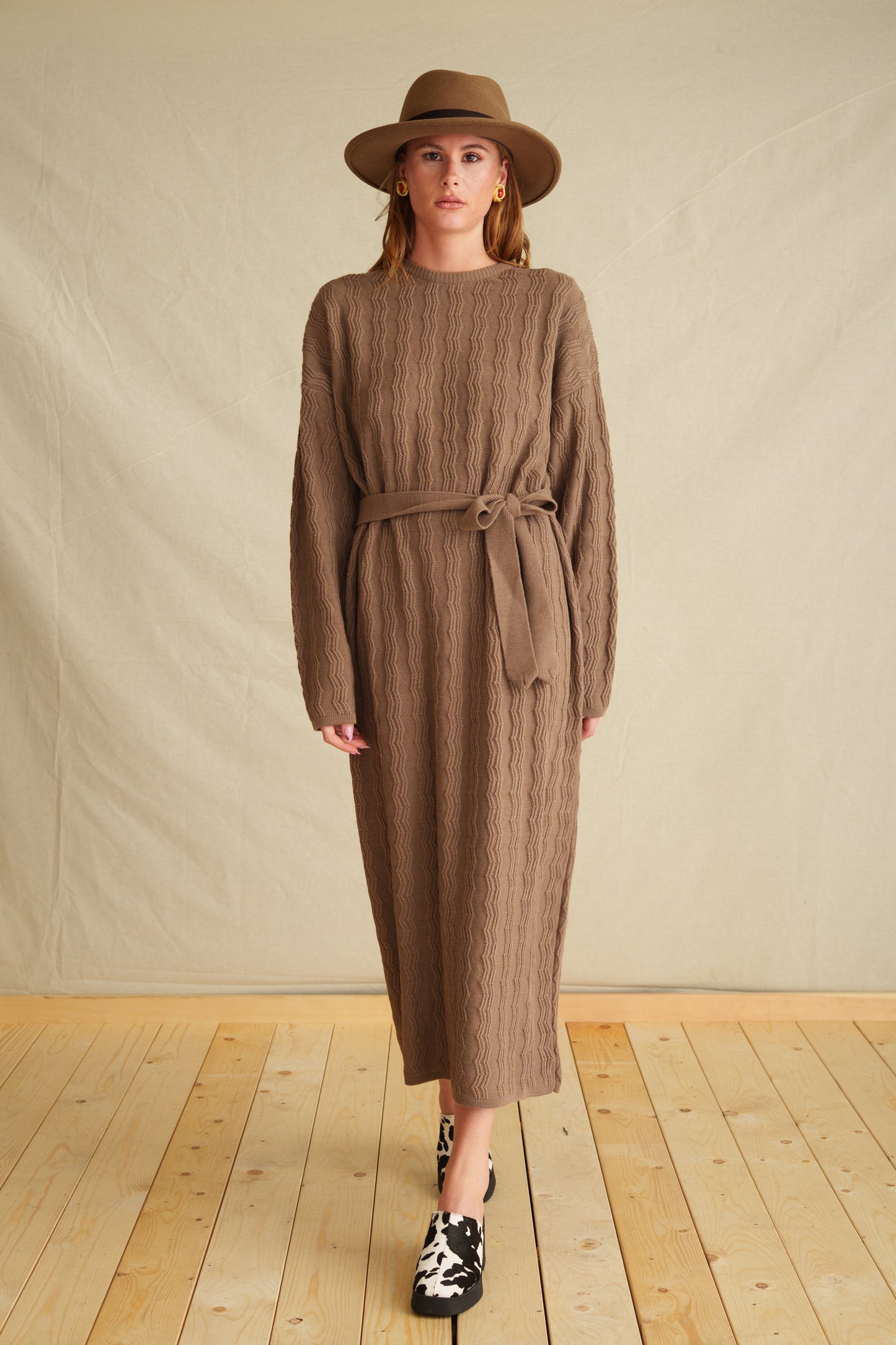 Copper Moon Knit Dress