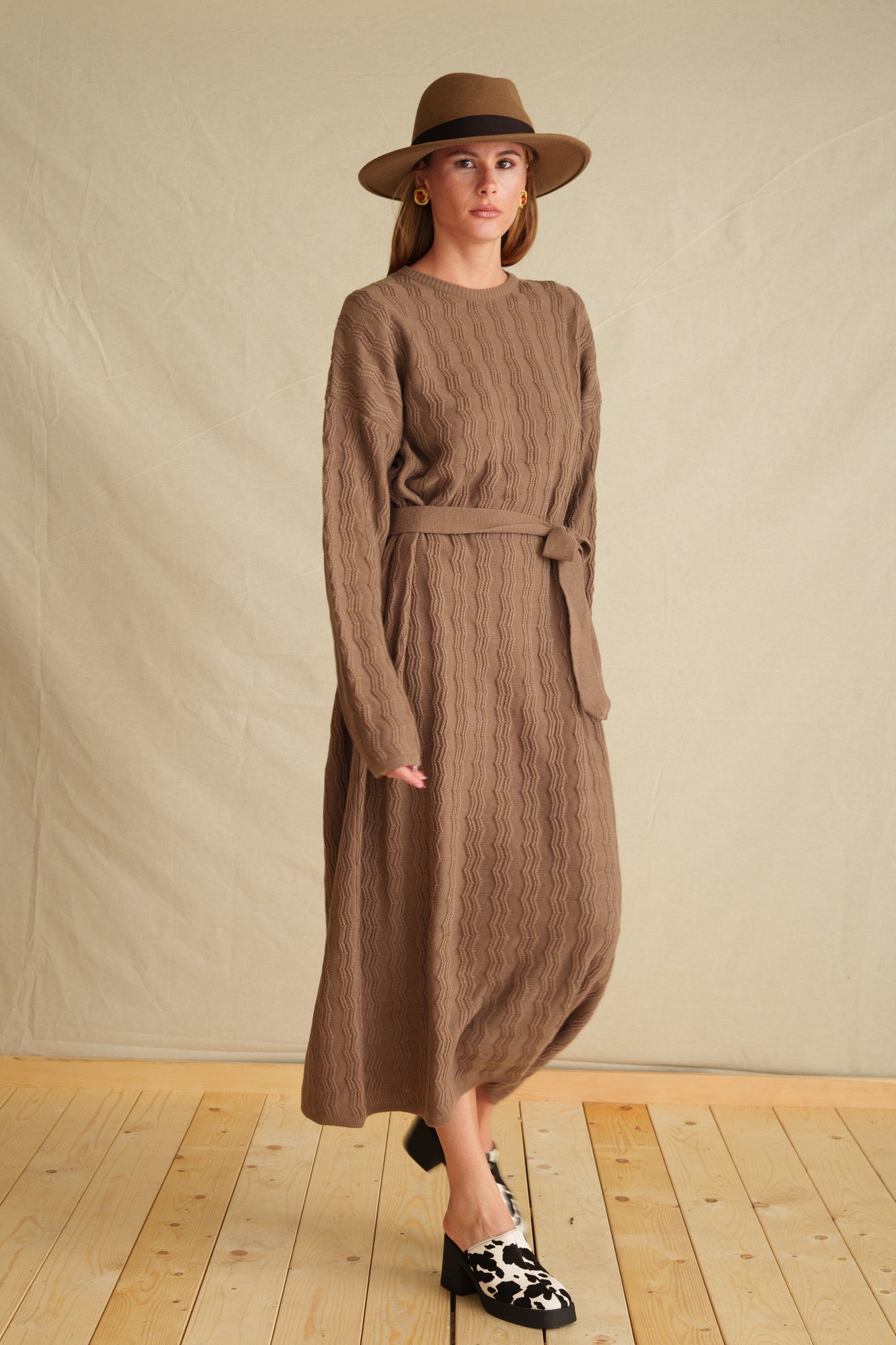 Copper Moon Knit Dress