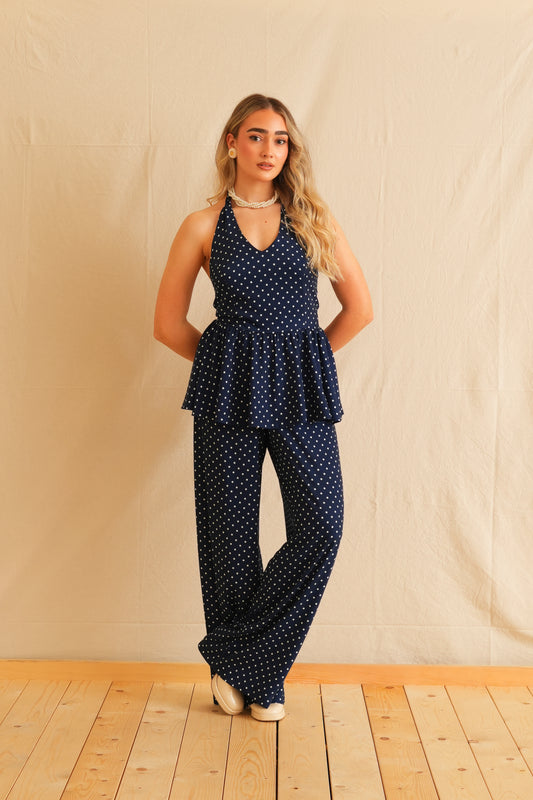 Polka Dot Classic Pants