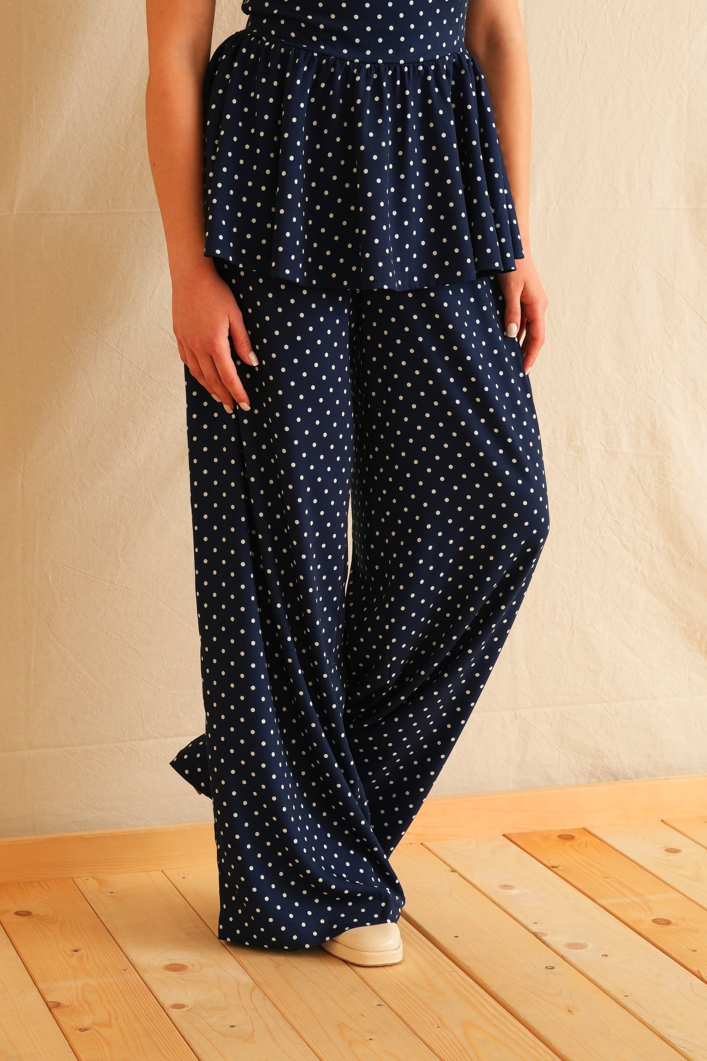 Polka Dot Classic Pants