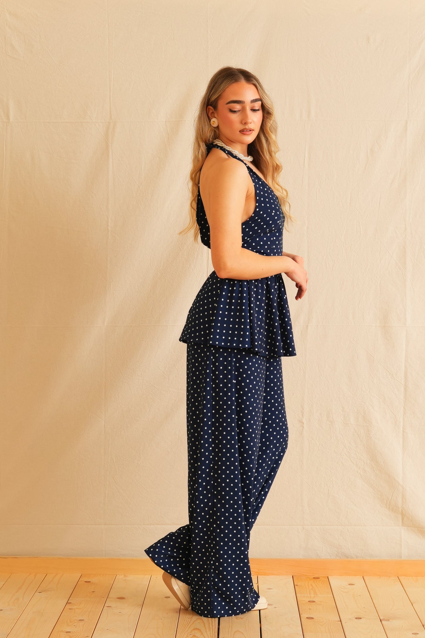 Polka Dot Classic Pants