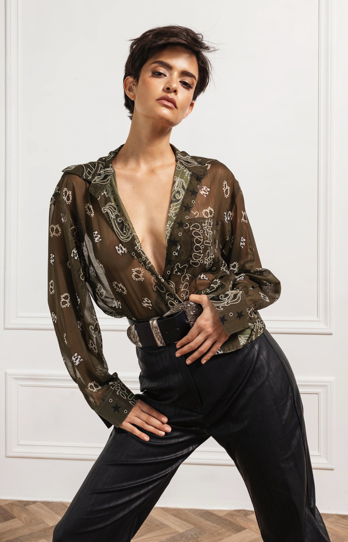 Rodeo Unisex Shirt Olive Green