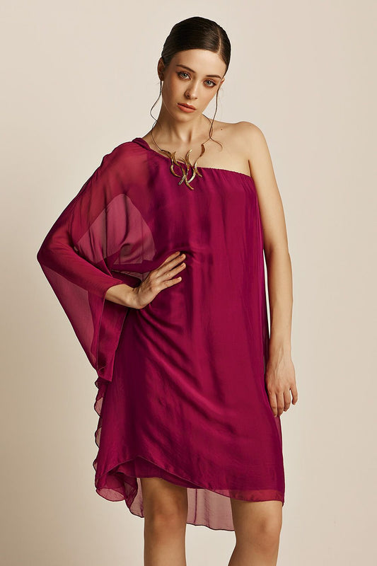 Aelia Dress | Magenta