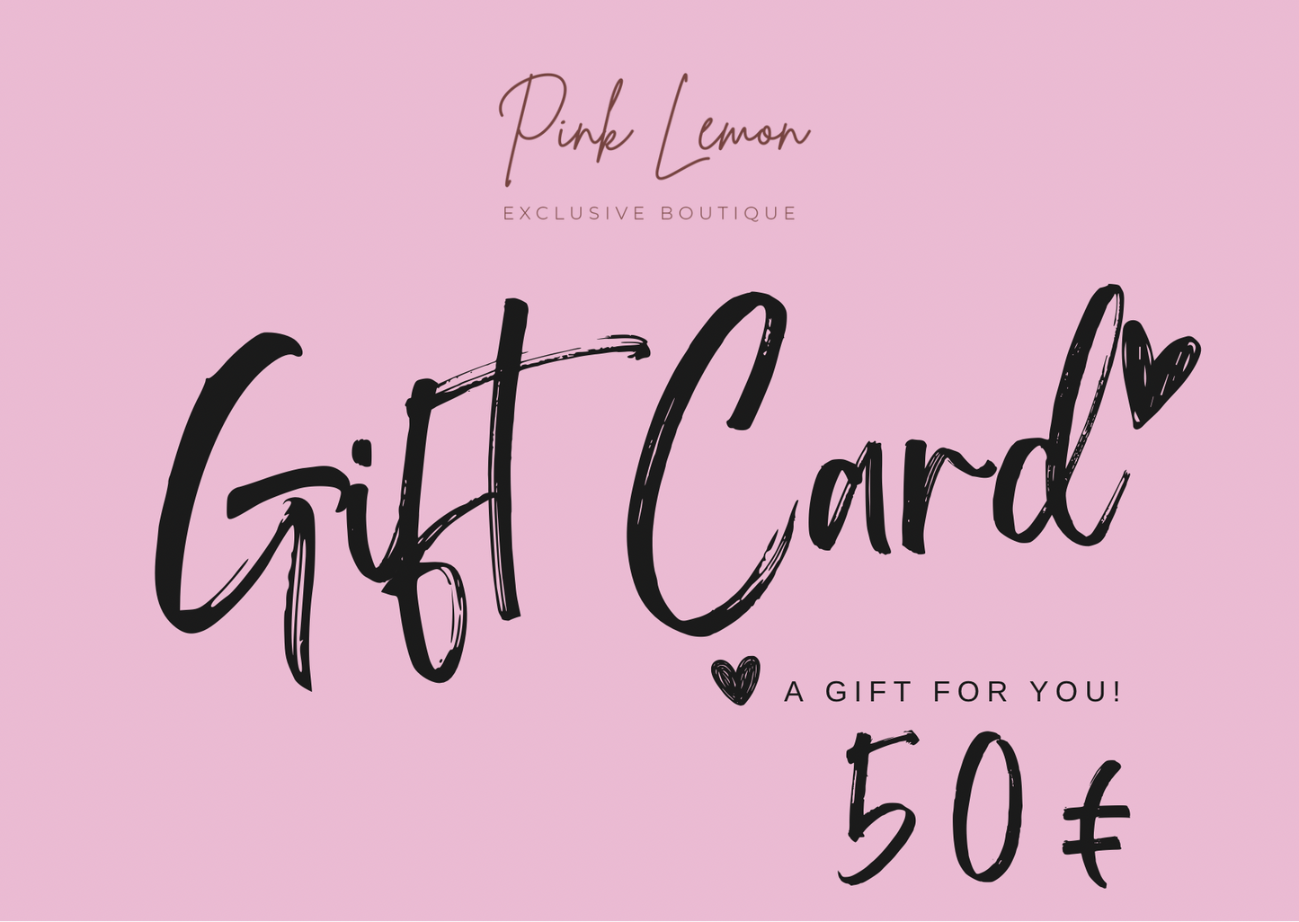 Pink Lemon 🤍 Gift Card