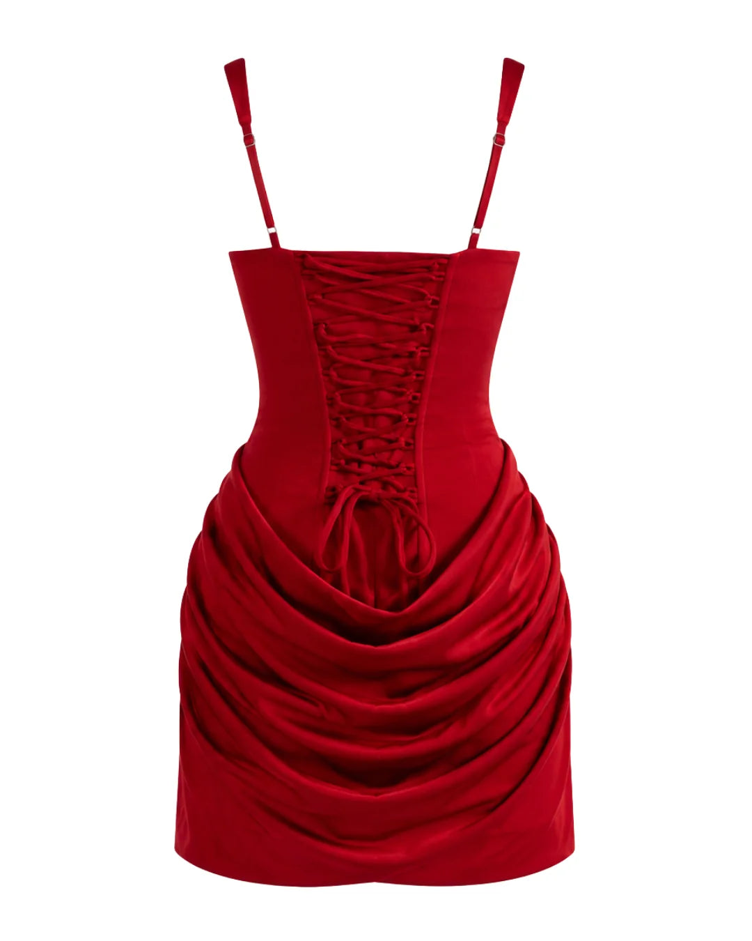 Lyra Mini Dress - Scarlet Red