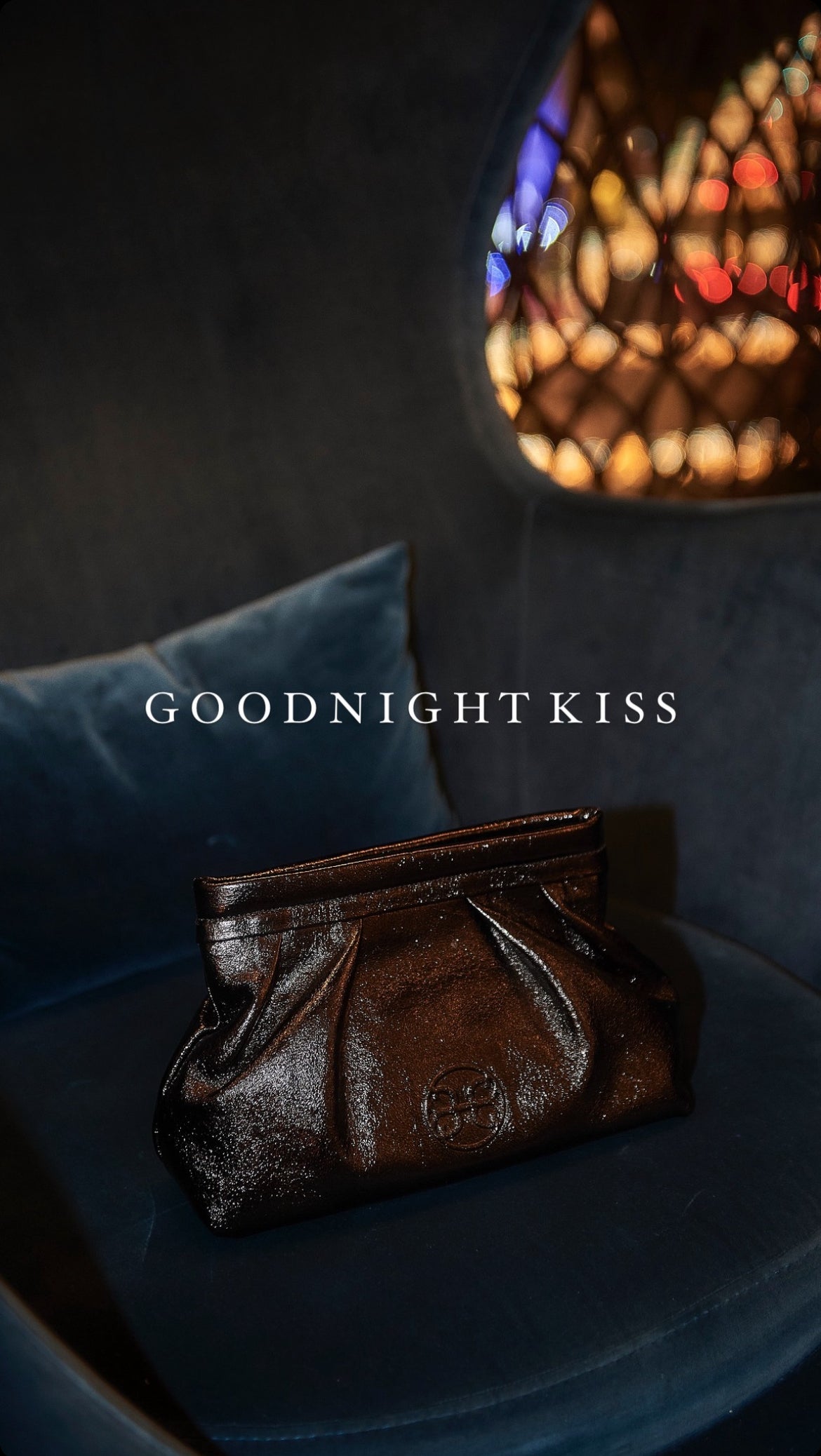 Goodnight Kiss Leather Bag - Black