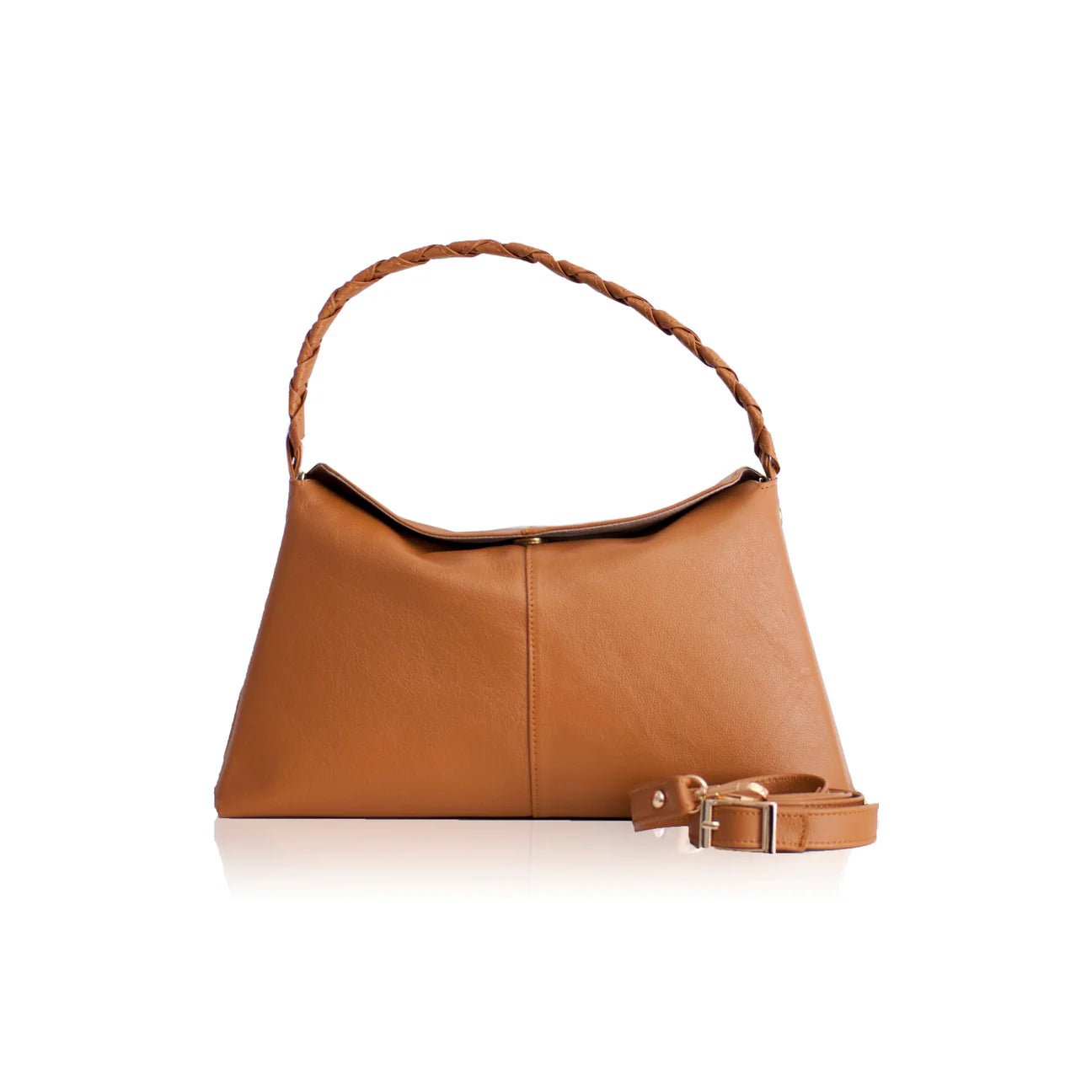 Margot Leather Handbag - Tabac