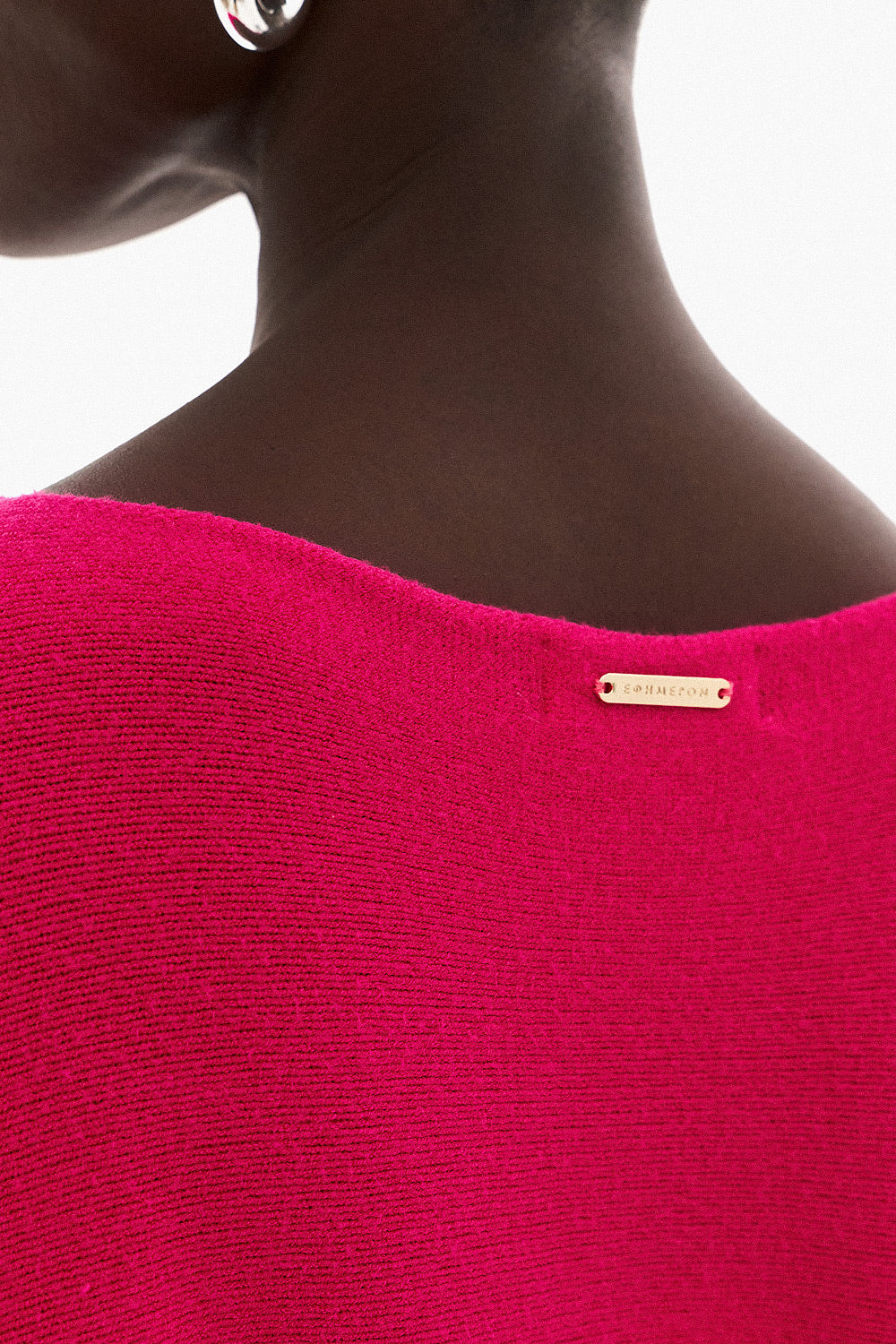 Soft Knitwear 3/4 Sleeve | Fuchsia