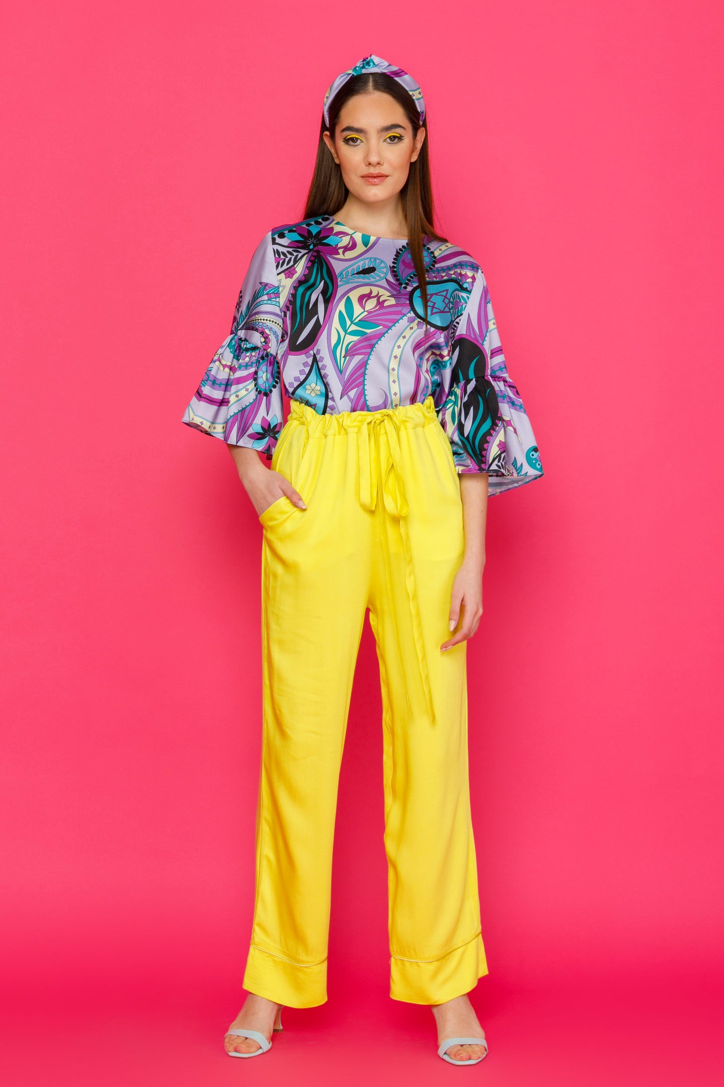 Layla Trouser - Yellow