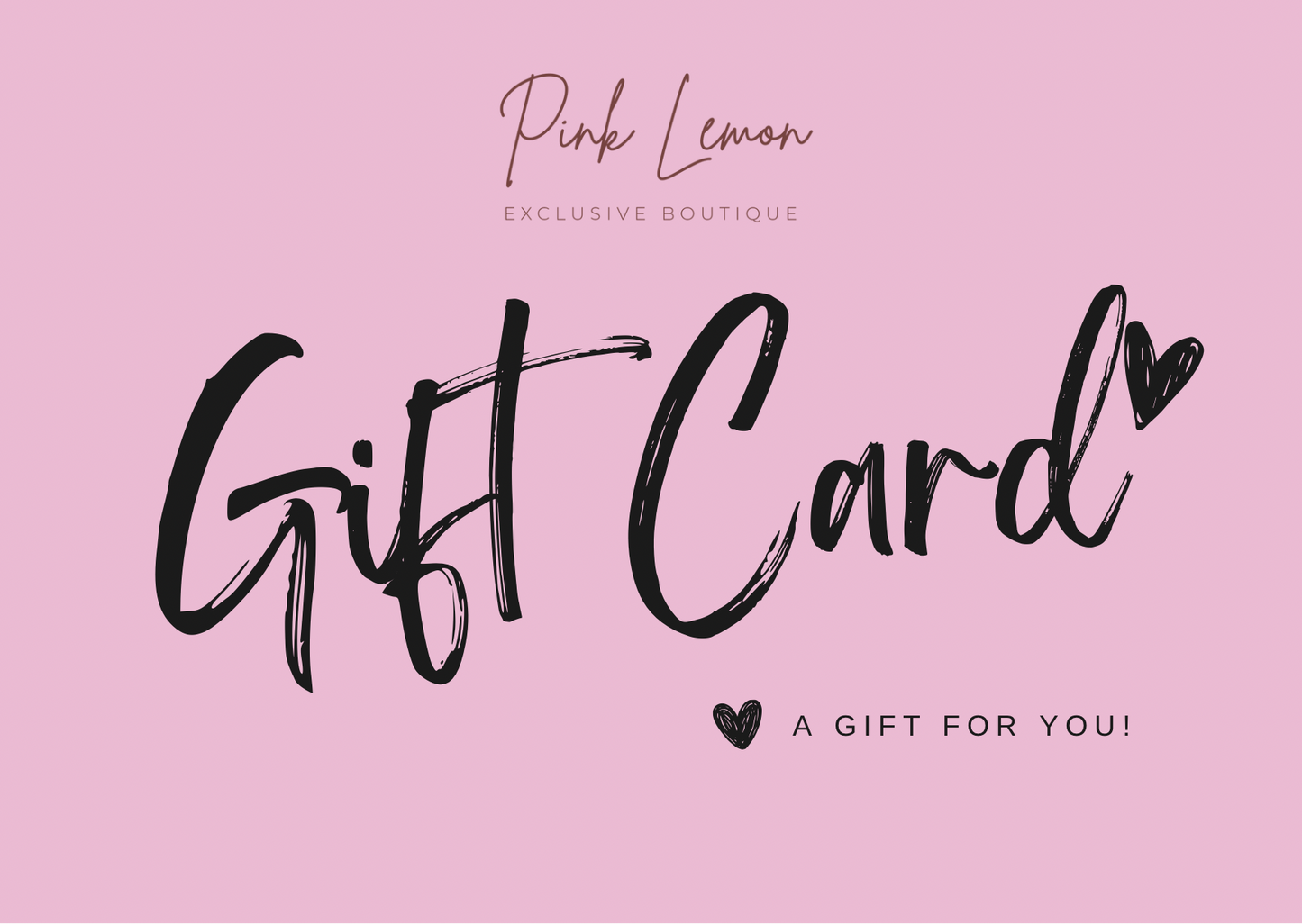 Pink Lemon 🤍 Gift Card