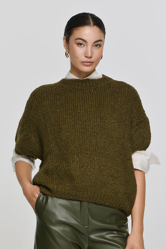 Short Sleeve Pullover - Chaki