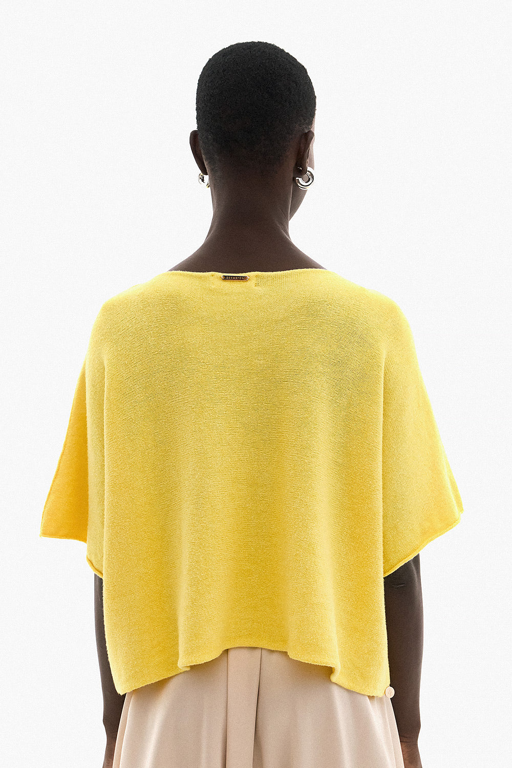 Soft Knitwear 3/4 Sleeve | Yellow