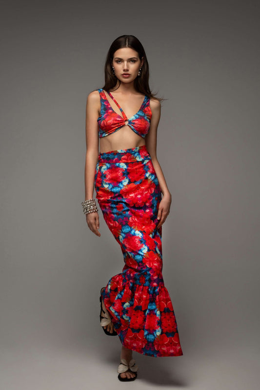 Anthesis Maxi Wrap Skirt