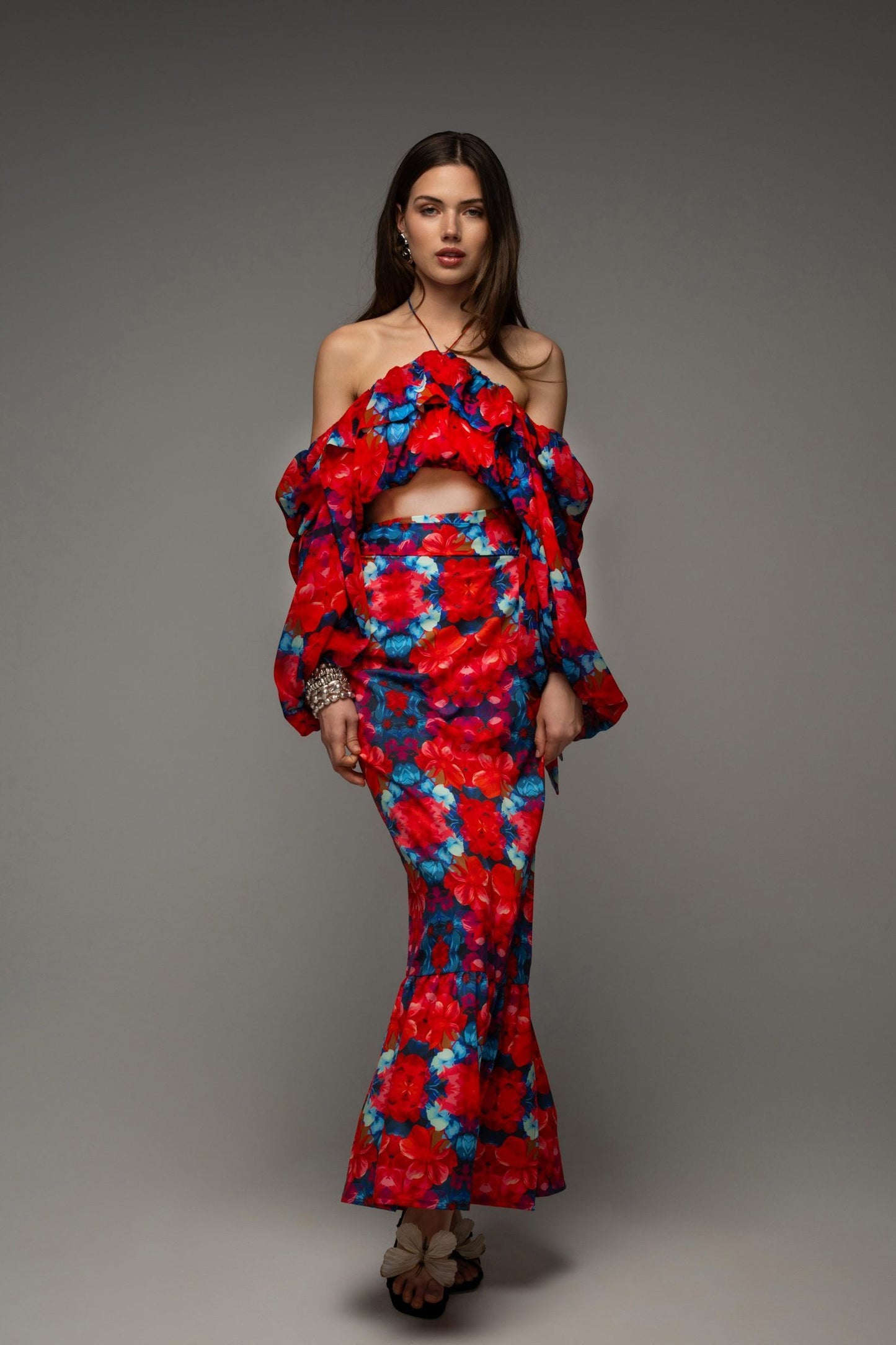 Anthesis Maxi Wrap Skirt