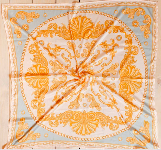 Golden Mist Satin Scarf