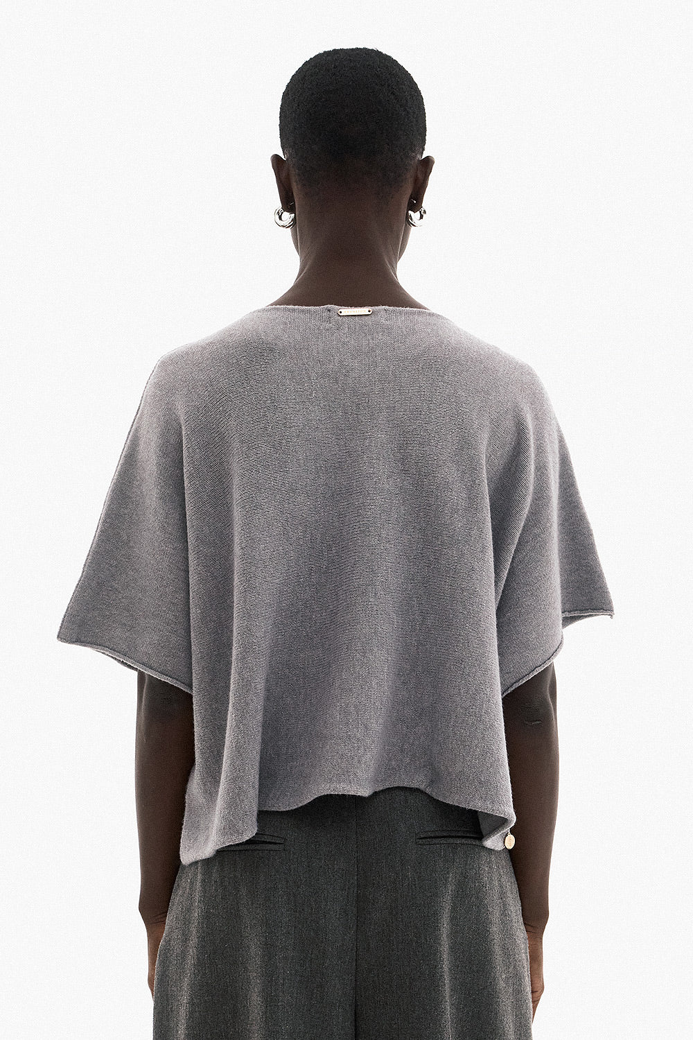 Soft Knitwear 3/4 Sleeve | Grey