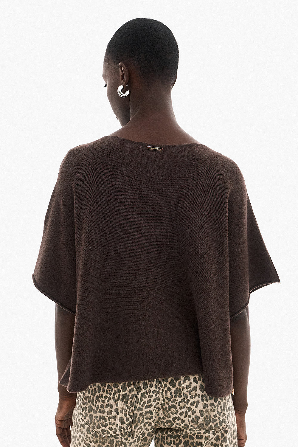 Soft Knitwear 3/4 Sleeve | Brown