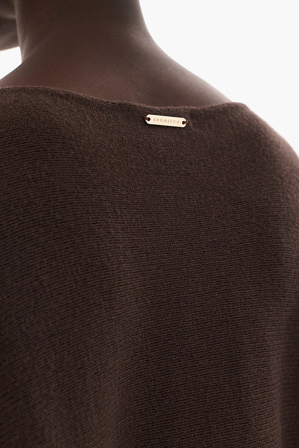 Soft Knitwear 3/4 Sleeve | Brown