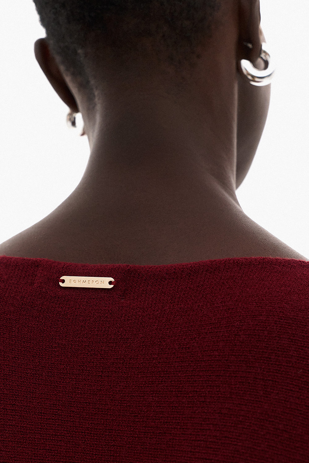 Soft Knitwear 3/4 Sleeve | Burgundy