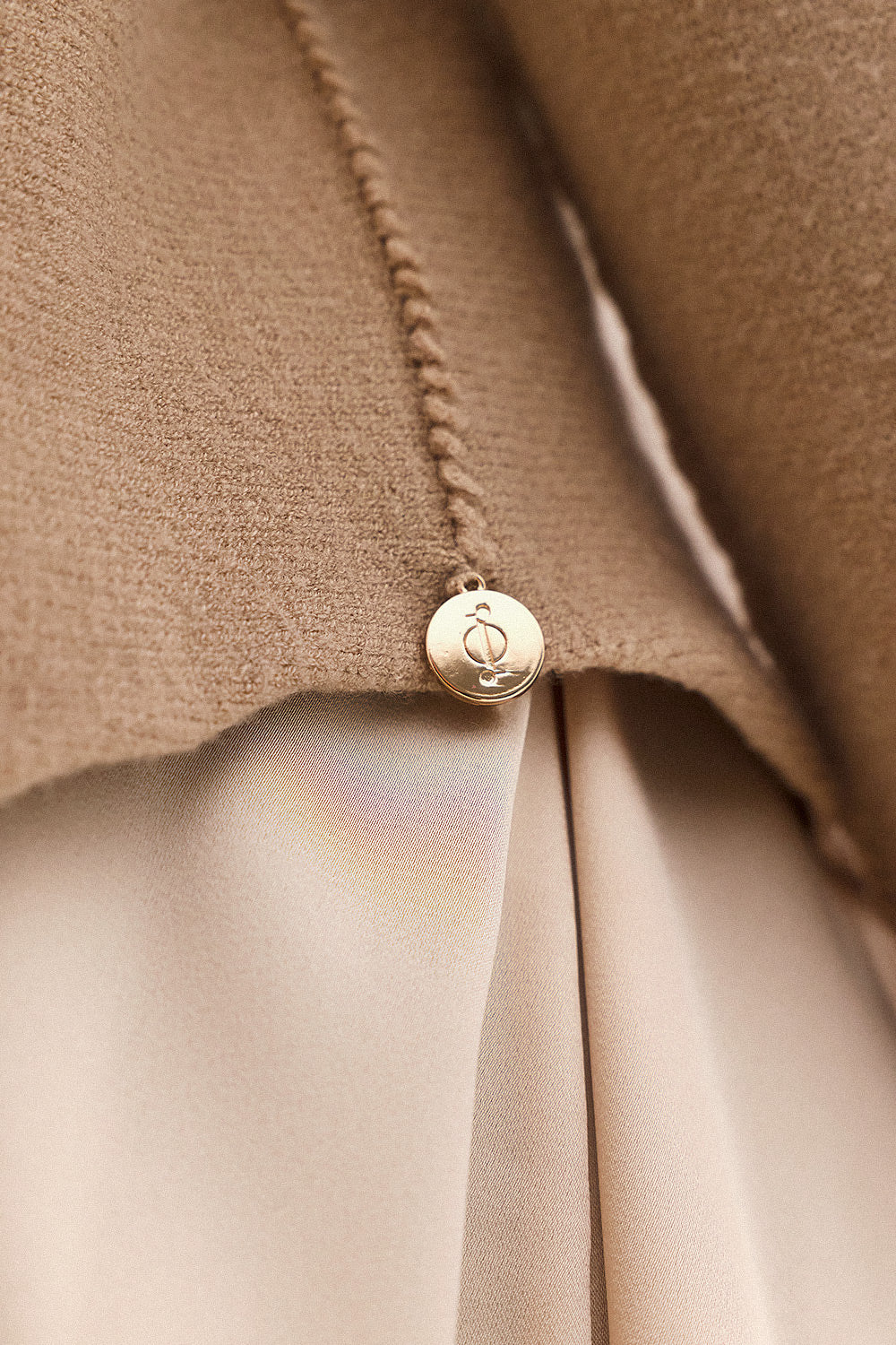 Soft Knitwear O-Neck | Beige