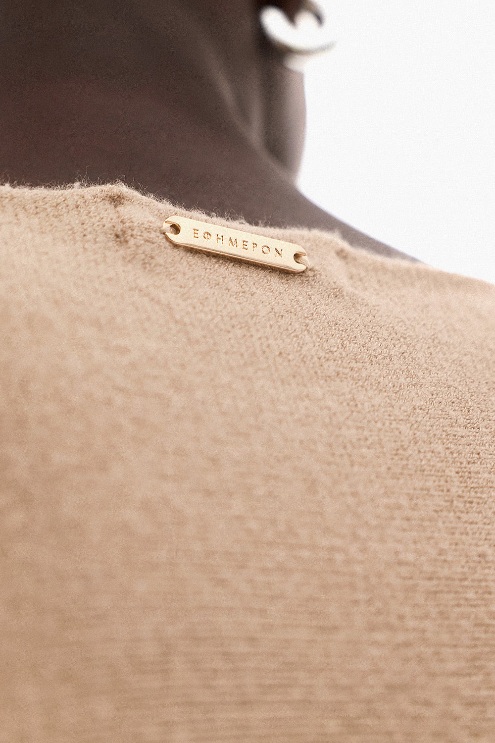 Soft Knitwear O-Neck | Beige