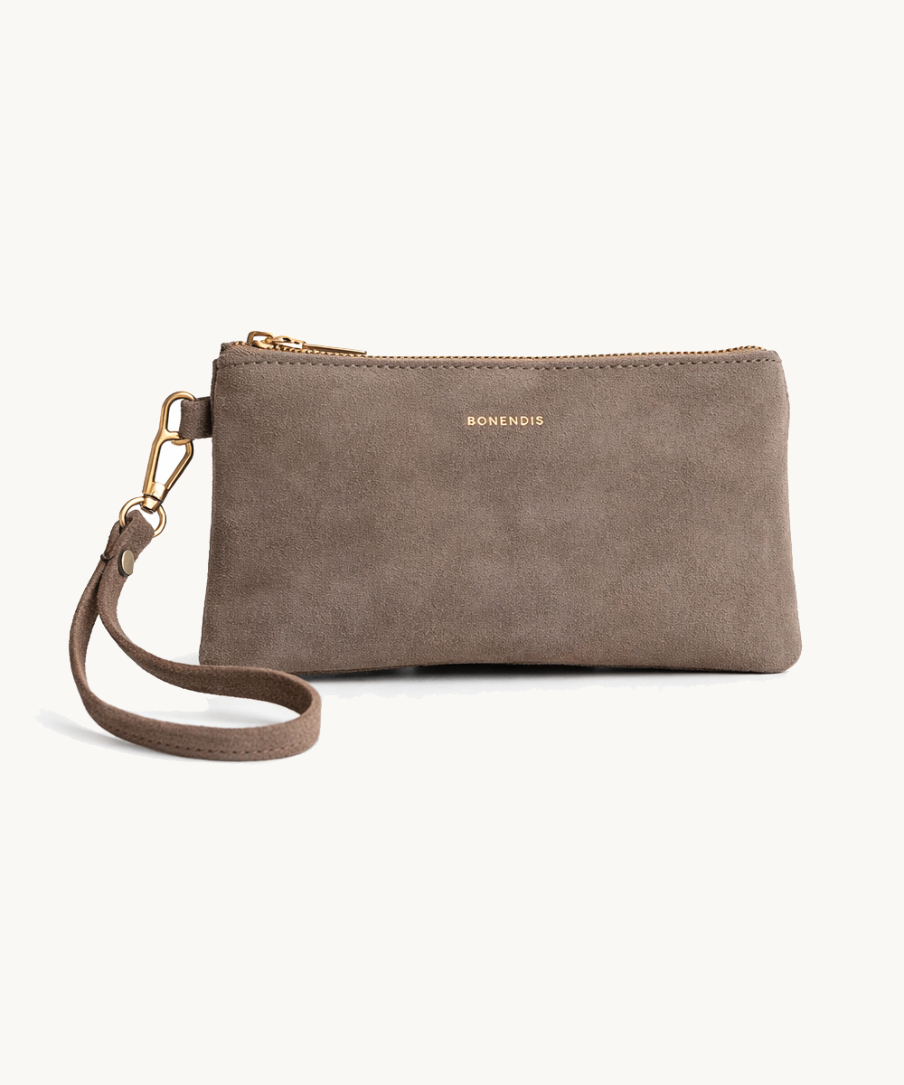 Polly Pouch - Mocca Suede
