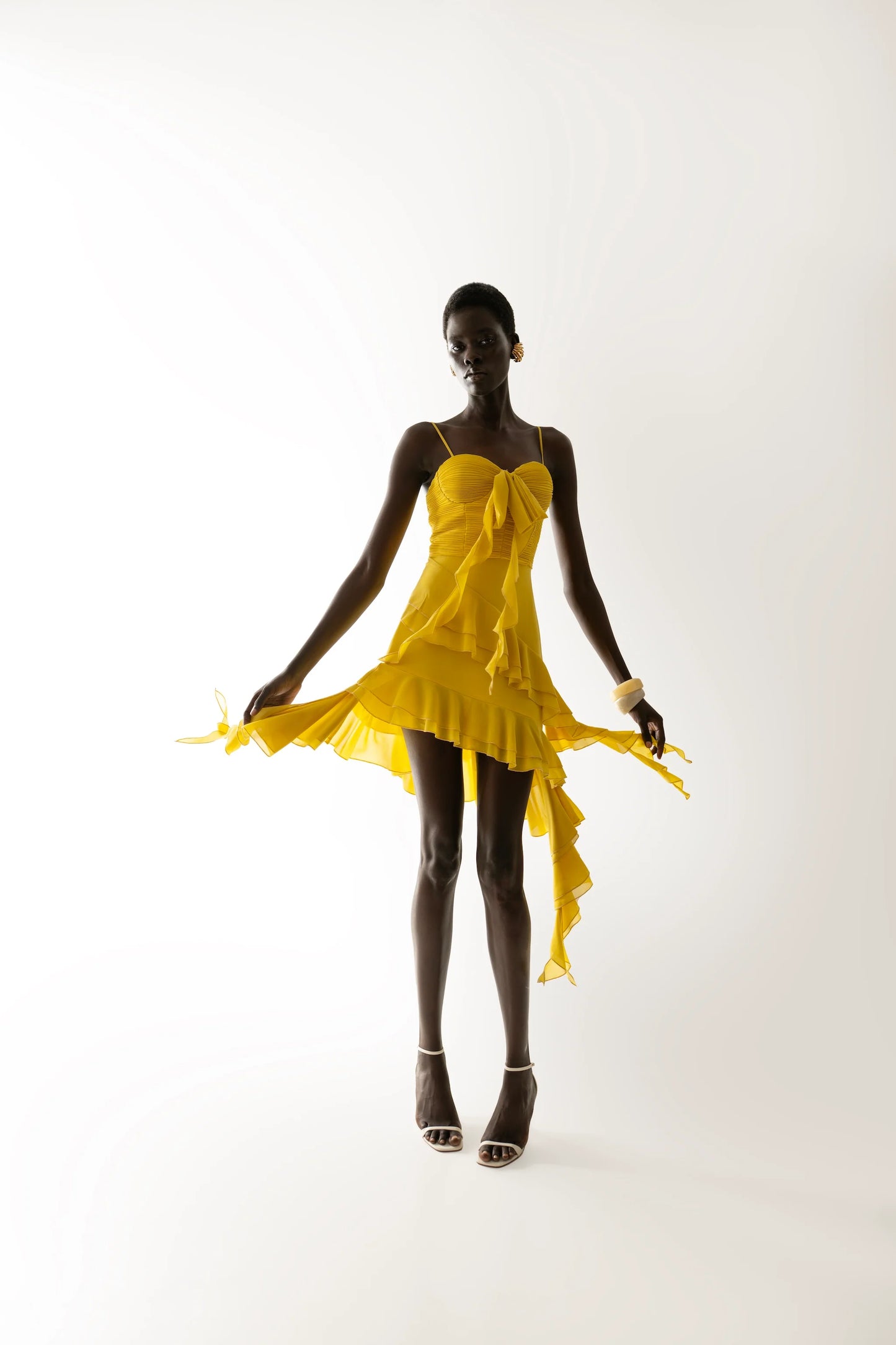 Nara Mini Dress - Yellow