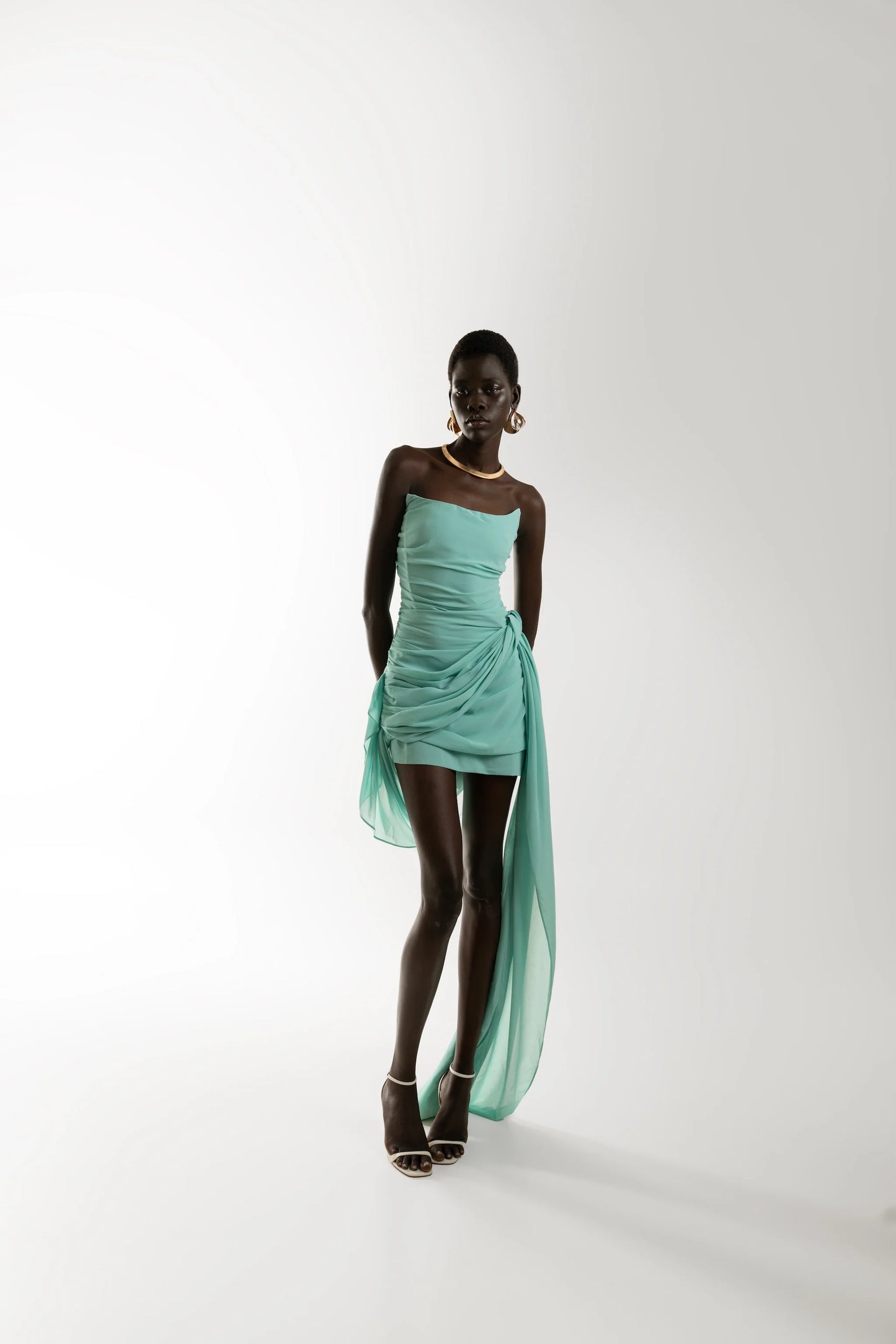Tala Mini Dress - Turquoise